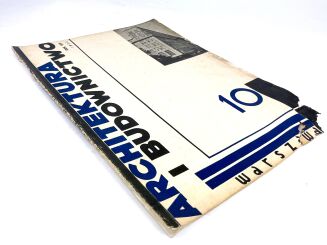 CZASOPISMO ARCHITEKTURA I BUDOWNICTWO Nr.1-12 1932r. / ARCHITECTURE AND CONSTRUCTION MAGAZINE No. 1-12 1932. Cover by Z. Puget. - 18