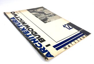 CZASOPISMO ARCHITEKTURA I BUDOWNICTWO Nr.1-12 1932r. / ARCHITECTURE AND CONSTRUCTION MAGAZINE No. 1-12 1932. Cover by Z. Puget. - 22