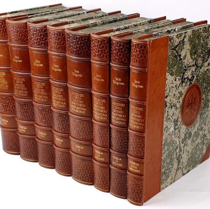 DŁUGOSZ - ROCZNIKI CZYLI KRONIKI SŁAWNEGO KRÓLESTWA POLSKIEGO. Księga 1 - 11 [komplet w 8 wol.]