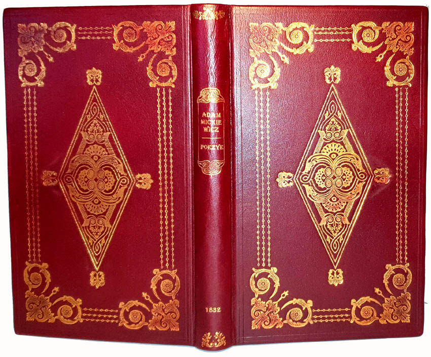 MICKIEWICZ- POEZYE ADAMA MICKIEWICZA. Pięć Tomów w iednym z portretem Autora. W Warszawie 1832