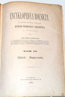 ENCYKLOPEDYA ROLNICZA wyd. 1890r. 11 wol. [komplet] - 4