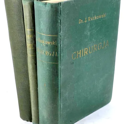 RUTKOWSKI, JERZY – CHIRURGJA. PODRĘCZNIK CHIRURGII. T.1-3 [komplet w 3 wol.]