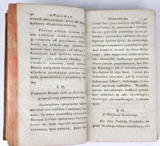 STROYNOWSKI - NAUKA PRAWA PRZYRODZONEGO POLITYCZNEGO EKONOMIKI POLITYCZNEJ I PRAWA NARODÓW Wilno 1791r. - 6