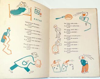 BRZECHWA- TAŃCOWAŁA IGŁA Z NITKĄ wyd. 1950 ilustr. THEMERSON - 4