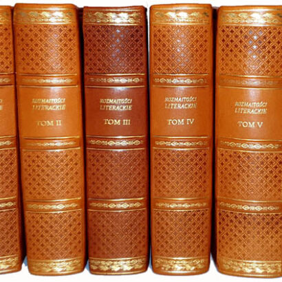 ROZMAITOĹŚCI LITERACKIE Z ROKU 1825, 1826, 1827 t.1-5 [komplet w 5wol.]