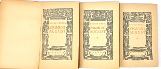 RYDEL - ZYGMUNT AUGUST cz.1-3 wyd.1913, wyd.1, oprawa Karol Wójcik - 6