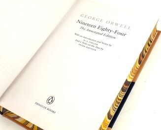George Orwell - 1984 (Nineteen Eighty-four) Premium Leather Binding - 6