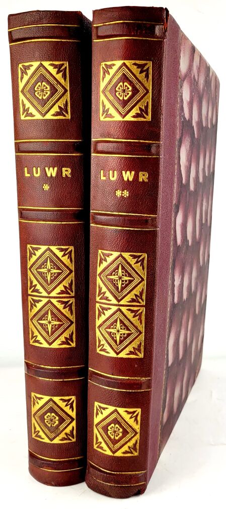 LAFENESTRE - LUWR. MUZEUM I ARCYDZIEŁA MALARSTWA T.1-2 [komplet w 2 wol.] luksusowa oprawa oprawa B. Zjawiński