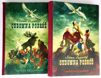 LAGERLOF- CUDOWNA PODRÓŻ Tom I-II [komplet] wyd. 1955 ilustracje - 3