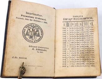 GŁOS SERCA Zbiór modłów i pieśni wyd. 1890 skóra - 4