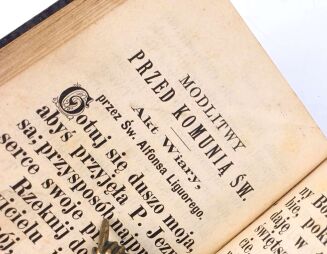 GŁOS SERCA Zbiór modłów i pieśni wyd. 1890 skóra - 5