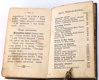 GŁOS SERCA Zbiór modłów i pieśni wyd. 1890 skóra - 6