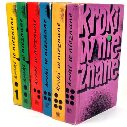 KROKI W NIEZNANE Tom I-VI [komplet] piękny egzemplarz