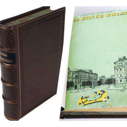 SŁONIMSKI - DWA KOŃCE ŚWIATA skóra