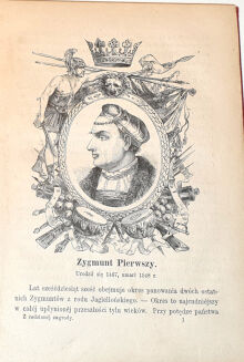 WOJCICKI- ŻYCIORYSY ZNAKOMITYCH KRAJOWCÓW t.1 wyd. 1881r. ryciny OPRAWA WYDAWNICZA - 6