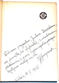 SZCZEPAŃSKI - W ŚNIEGACH I W SŁOŃCU AFRYKI dedykacja autora dla Janowa Dorawskiego; fotomontaż Mieczysław Berma - 3