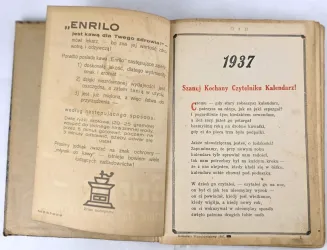 WIELKI ILUSTROWANY KALENDARZ „WSZECHŚWIATOWY” NA ROK PAŃSKI 1937 - 3
