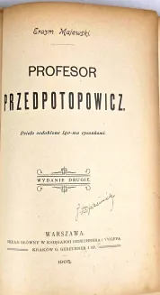[FANTASTYKA] MAJEWSKI - PROFESOR PRZEDPOTOPOWICZ. Dzieło ozdobione 140-ma rysunkami - 3