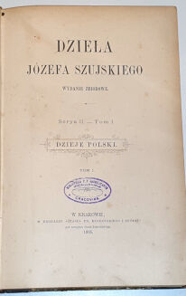 SZUJSKI- DZIEJE POLSKI t.1-4 (komplet w 4 wol.) wyd. 1894-5 - 3