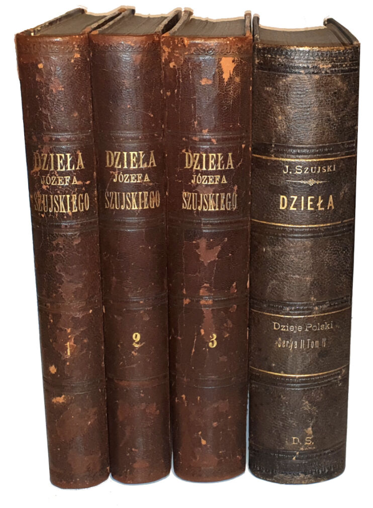 SZUJSKI- DZIEJE POLSKI t.1-4 (komplet w 4 wol.) wyd. 1894-5