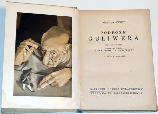 SWIFT- PODRÓŻE GULIWERA barwne ilustracje Juljusz Krajewski i Janusz Levitt - 3