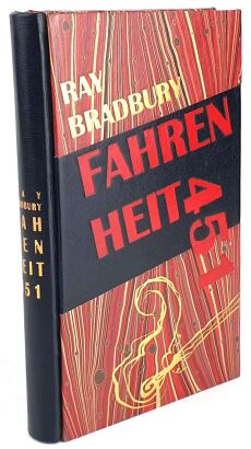 BRADBURY - FAHRENHEIT 451, 1953. True 1st Edition, leather rebound