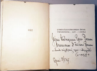 GABRIEL JEHUDA IBN EZRA - CHRZEŚCIJAŃSTWO ŻYDA WSPOMNIENIA - ŁZY I MYŚLI judaica - 3