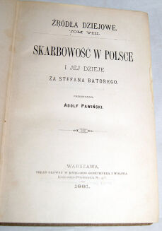 PAWIŃSKI- POLSKA XVI -go WIEKU wyd. 1883 - 2