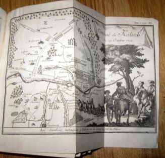 HISTOIRE DE SUEDE SOUS LE REGNE DE CHARLES XII [KAROL XII i STANISLAW LESZCZYNSKI ] wyd.1721 I-X OPRAWA ryciny - 19