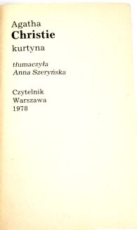 CHRISTIE- KURTYNA wyd.I - 3