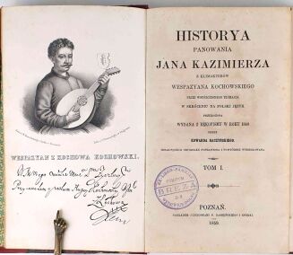 KOCHOWSKI- HISTORYA PANOWANIA JANA KAZIMIERZA t.1-3 (komplet w 2wol.) wyd. 1859 - 4