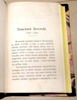 SIEMIEŃSKI - ŻYWOT FRANCISZKA MORAWSKIEGO Z jego listów ułożony 1867r. - 4