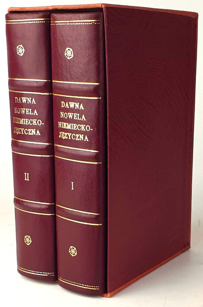 [Z biblioteki gabinetowej] DAWNA NOWELA NIEMIECKOJĘZYCZNA T. 1-2 ...