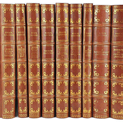 DARWIN - DZIEŁA WYBRANE .. t. I-VIII (komplet w 9 wol.)