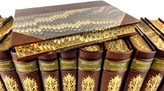 REYMONT - DZIEŁA WYBRANE t.1-12 [komplet w 12 wol., kolekcja w skórzanej oprawie] - 6