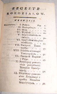 VOLNEY- ROZWALINY czyli UWAGI NA REWOLYCYAMI NARODÓW wyd. 1794 - 6