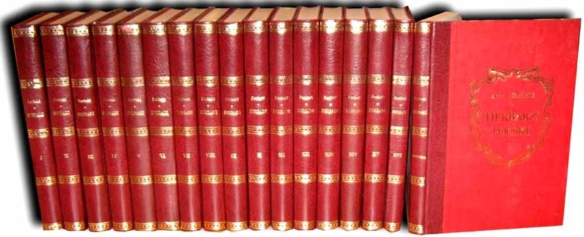 BONIECKI- HERBARZ POLSKI t. I-XVI +uzupełnienia [reprint]