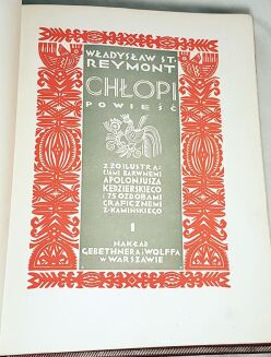 REYMONT - CHŁOPI T. 1-2 [komplet] ilustracje KĘDZIERSKIEGO - 17