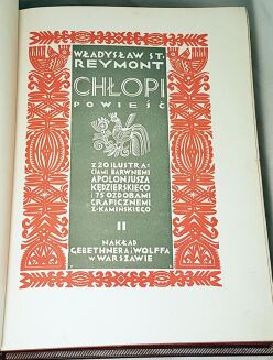 REYMONT - CHŁOPI T. 1-2 [komplet] ilustracje KĘDZIERSKIEGO - 14