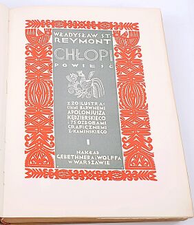 REYMONT - CHŁOPI T. 1-2 [komplet] ilustracje KĘDZIERSKIEGO - 3