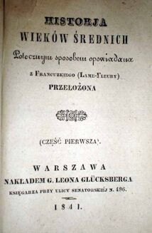 HISTORJA RZYMSKA, WIEKOW SREDNICH, NOWOŻYTNA wyd.1841r. - 13