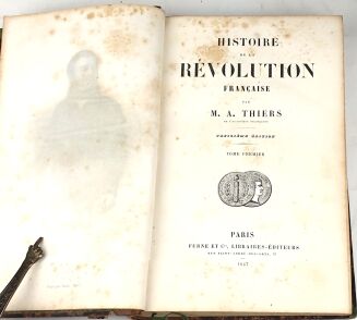 THIERS- HISTOIRE DE LA REVOLUTION FRANCAISE t.I-X (komplet) HISTORIA REWOLUCJI FRANCUSKIEJ] - 6