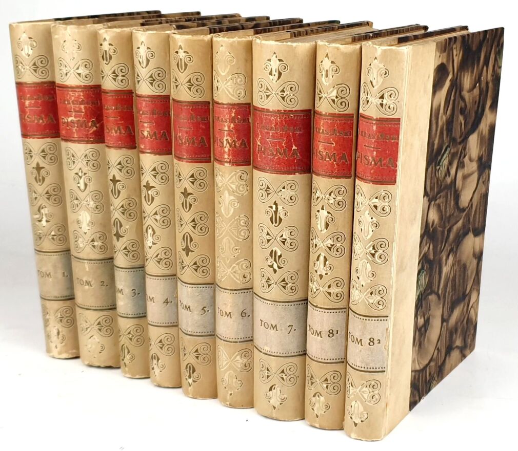 KRASIŃSKI- PISMA Wyd. jubileuszowe t.1-8 (komplet w 9 wol.), piękna oprawa