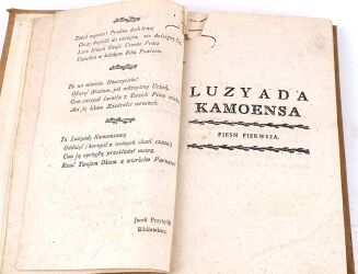 LUZYADA KAMOENSA czyli ODKRYCIE INDYY WSCHODNICH Kraków 1790 - 5