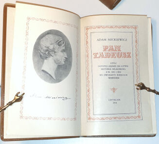 MICKIEWICZ - PAN TADEUSZ, WIERSZE wyd. Czytelnik 1968, 1969r. SKÓRA - 3