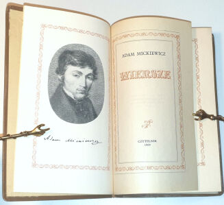 MICKIEWICZ - PAN TADEUSZ, WIERSZE wyd. Czytelnik 1968, 1969r. SKÓRA - 4