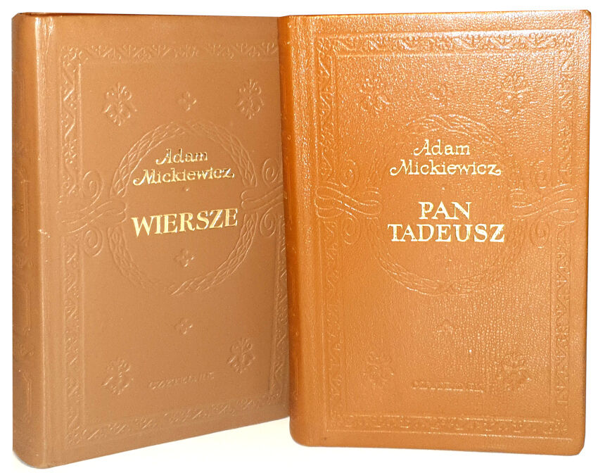 MICKIEWICZ - PAN TADEUSZ, WIERSZE wyd. Czytelnik 1968, 1976r. SKÓRA