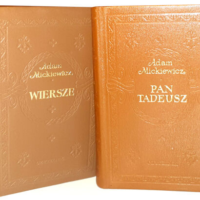 MICKIEWICZ - PAN TADEUSZ, WIERSZE wyd. Czytelnik 1968, 1969r. SKÓRA