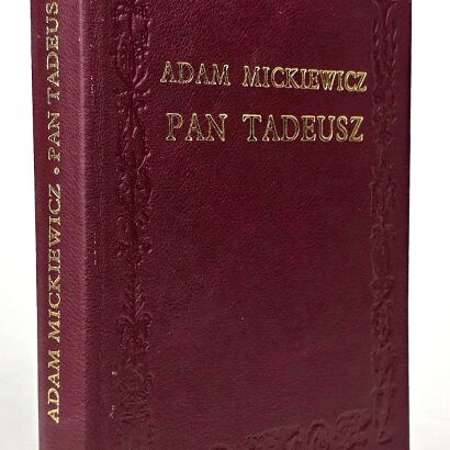 MICKIEWICZ- PAN TADEUSZ ilustracje Szancer SKÓRA etui