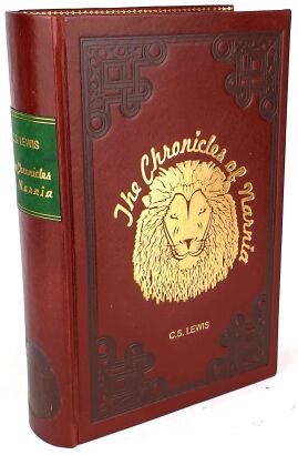 LEWIS - THE CHRONICLES OF NARNIA  leather rebound
